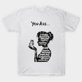 Words of Inspiration | Women are powerfull | T Shirt Design T-Shirt